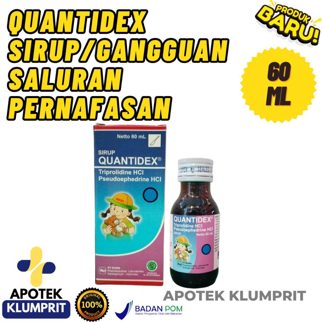 QUANTIDEX / SIRUP / FLU / PILEK