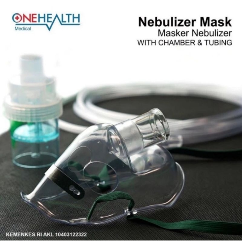 RB22 Nebulizer Mask / Masker Nebulizer Tempat Obat Uap