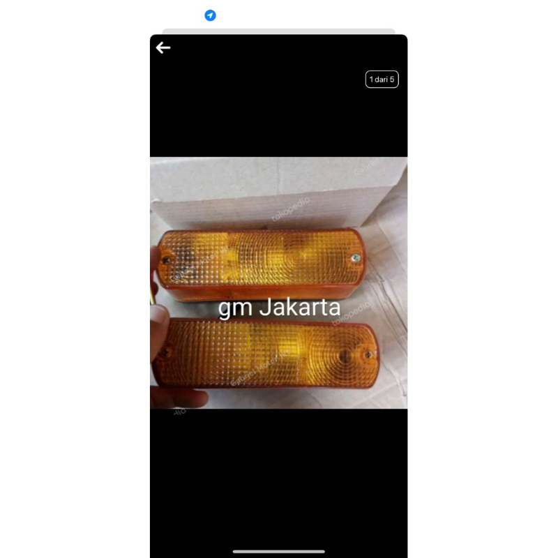 lampu sen oval alat -set kanan kiri