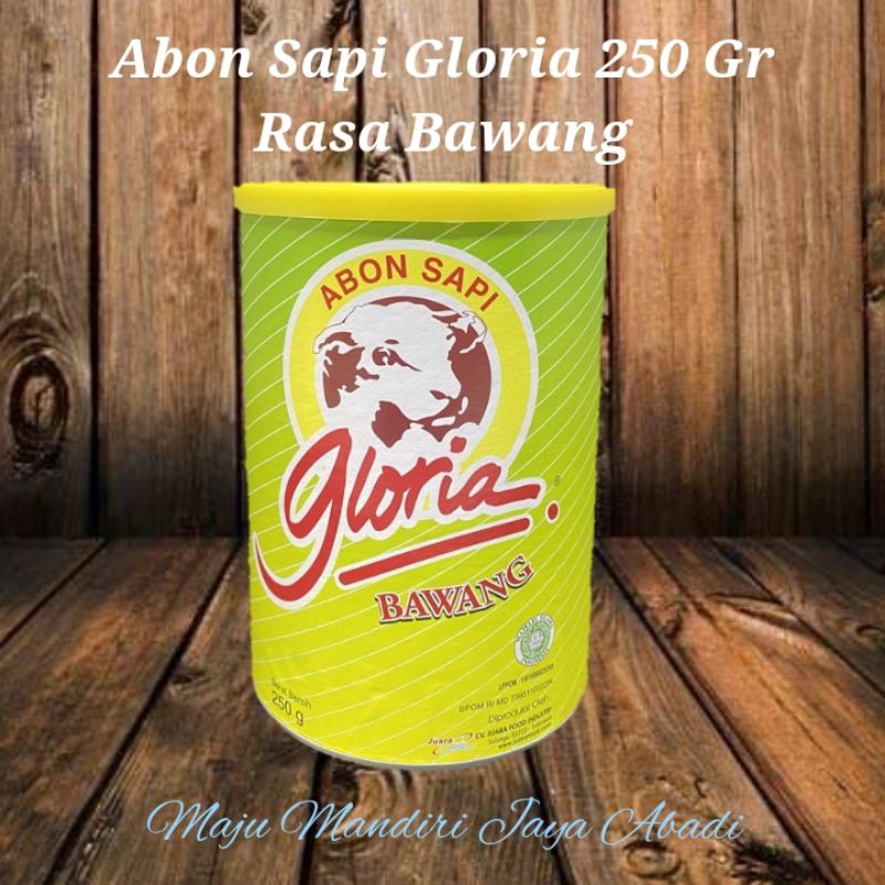 

Abon Sapi Gloria Rasa Bawang 250 Gram