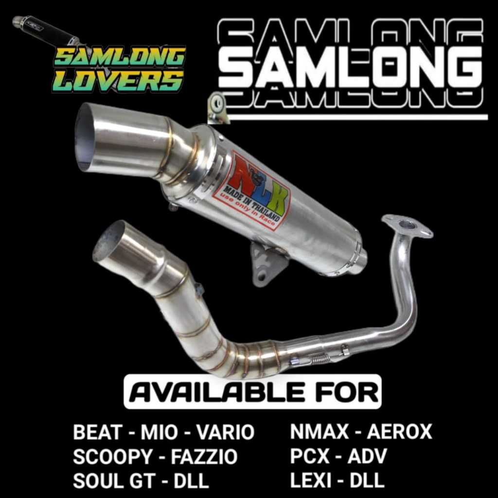 knalpot samlong stainless/knalpot nlk/knalpot samlong/knalpot nlk beat/knalpot nlk vario/knalpot sam