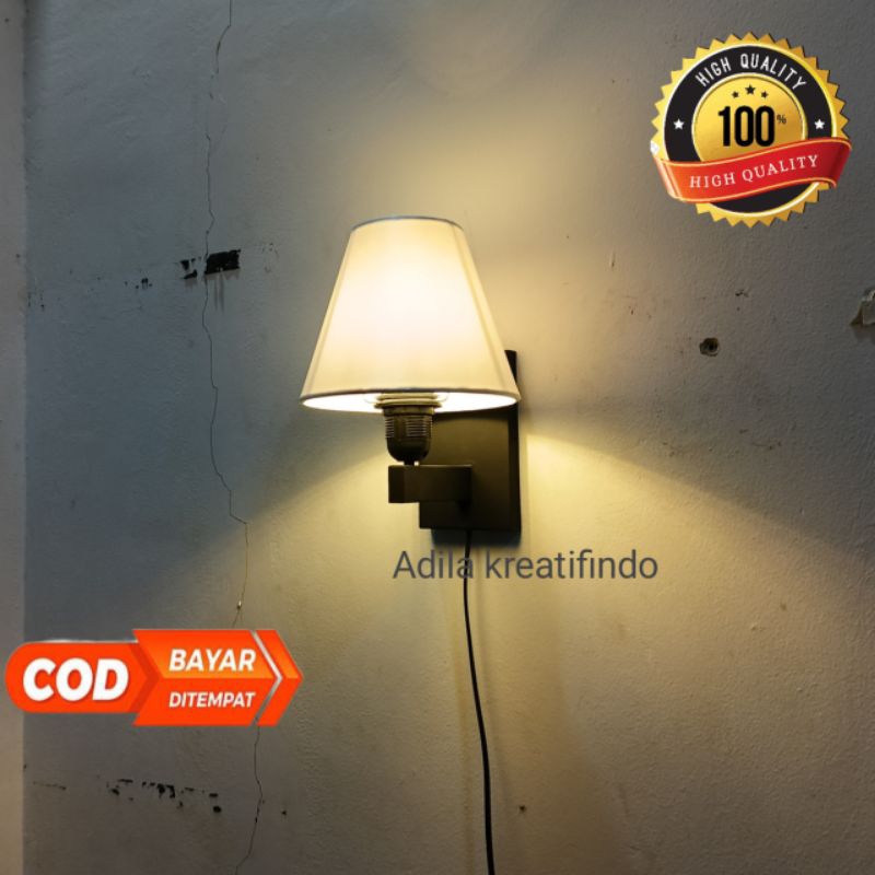Lampu tidur tempel // lampu tidur dinding // lampu nakas // kap lampu / lampu meja // lampu hias