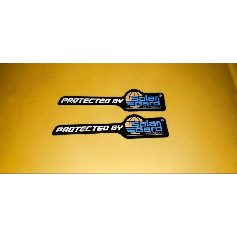 stiker kaca film mobil protect by solar gard ORIGINAL