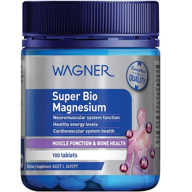 Wagner Super Bio Magnesium 100 Tablets