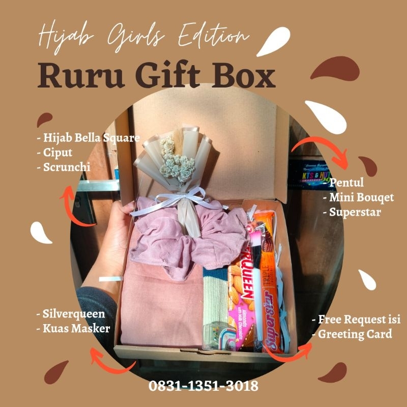 

giftbox hijab / giftbox cewe / hampers hijab