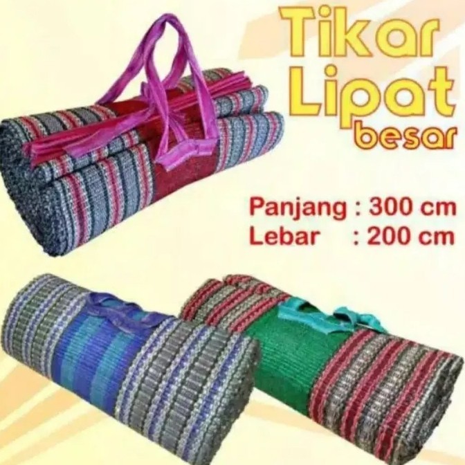 Tikar hajatan Premium Non Sambungan / Tikar Hajat / Tikar Anyaman / Tikar Jadul / Tikar Lipat