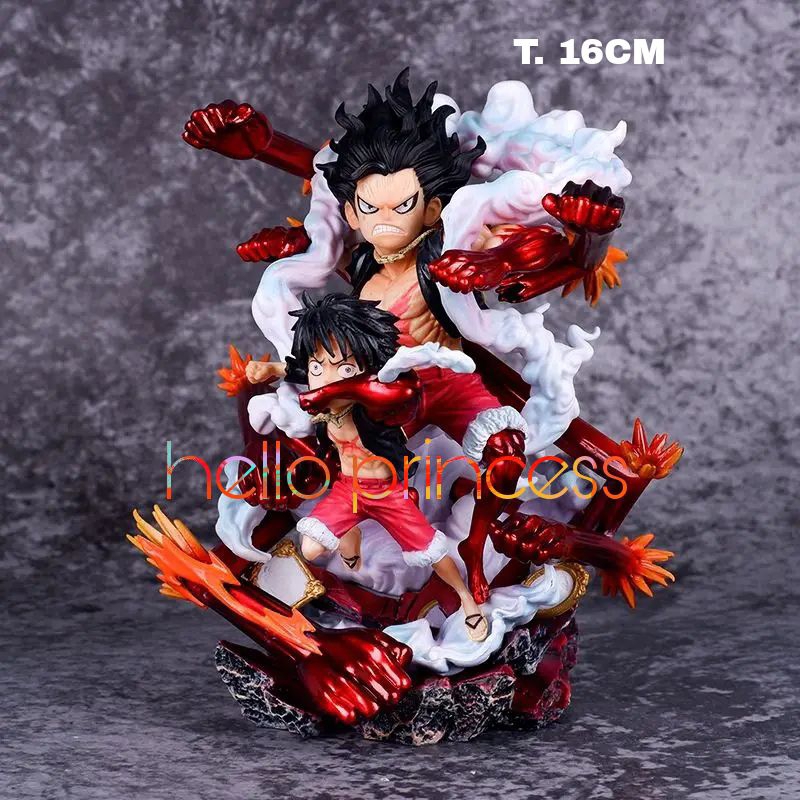 Action Figure One Piece Luffy Gear 4 Snakeman Box Besar