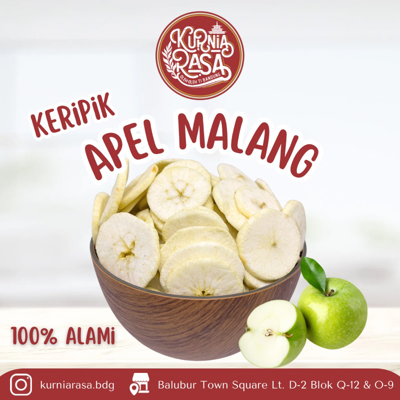 

Keripik Apel Malang 200 gr / Kurnia Rasa