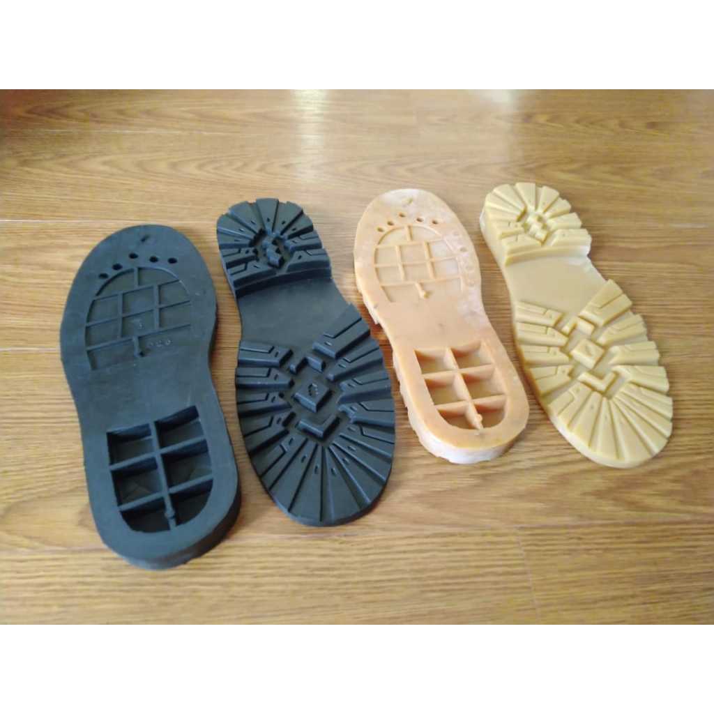 Outsole Sepatu Boot Safety Alas Bawah Sole Potong Sepatu Karet Mentah rubber Tebal 025