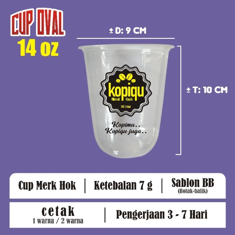 sablon cup oval / sablon cup oval 14 oz / hok oval 14 oz /sablon cup /sablon cup custom/ sablon cup 