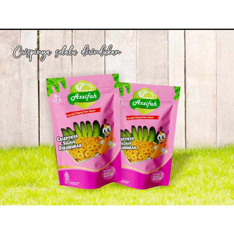 

Azzifah Keripik Pisang rasa Manis 110gr