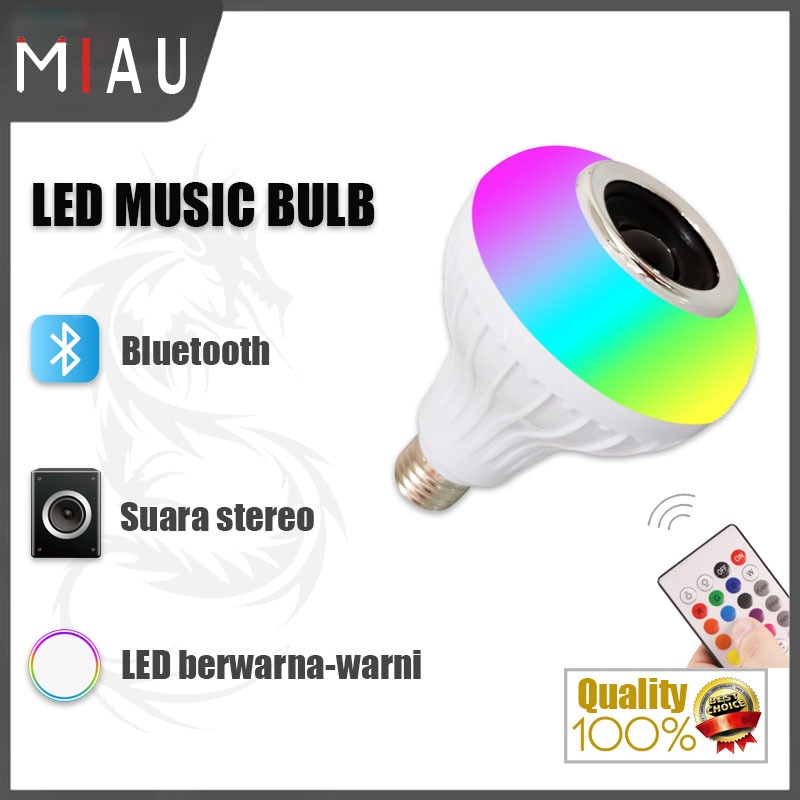 lampu LED hias dan speaker Musik bluetooth Lampu LED warna-warni Lampu bluetooth Speaker wireless