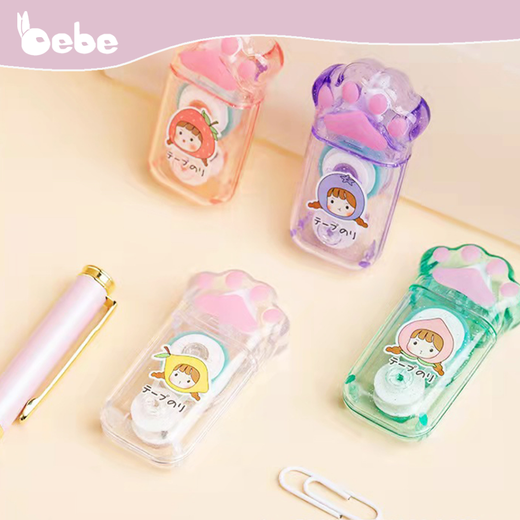 

ROLLER GLUE DOUBLE TAPE ROLL MODEL TIPEX LEM KERTAS MINI LUCU KOREA