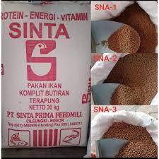 [SNA] SINTA APUNG PAKAN IKAN NILA, LELE, MAS, DLL (PACK 1000 GRAM)