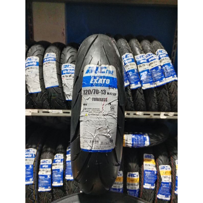 IRC 120/70-13 NR 88 EXATO BAN LUAR IRC RING 13 TUBELESS