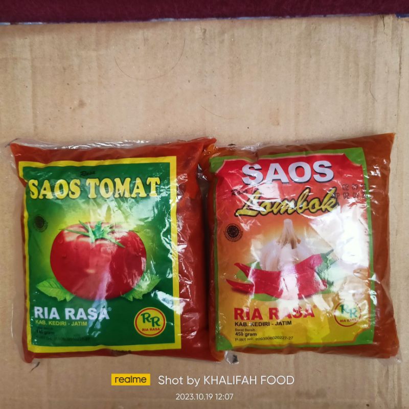 

Saos RIA RASA 450gr