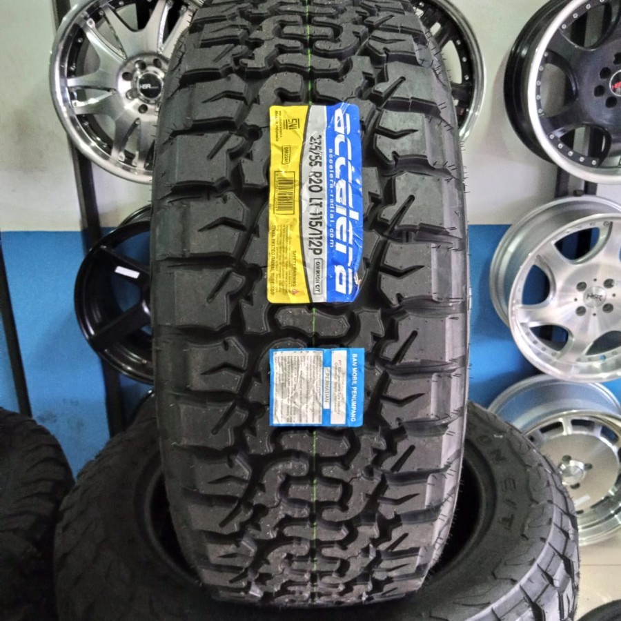 BAN MOBIL ALL TIRES UKURAN 275 55 R20 ACCELERA OMICRON CT BUAT MOBIL PAJERO FORTUNER