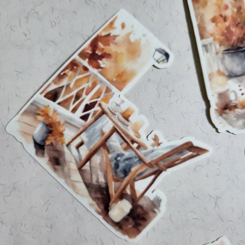 

11 pcs sticker BG autumn cottage core 2
