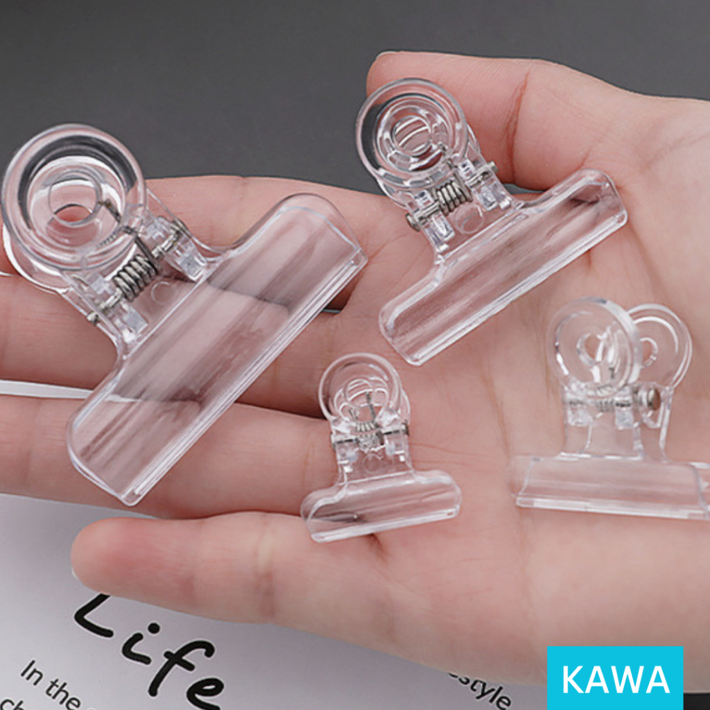 

TENNO Jepitan Kertas Lucu Transparant Penjepit Foto Aesthetic Bening Estetik Multifungsi Berbagai Macam Ukuran Size