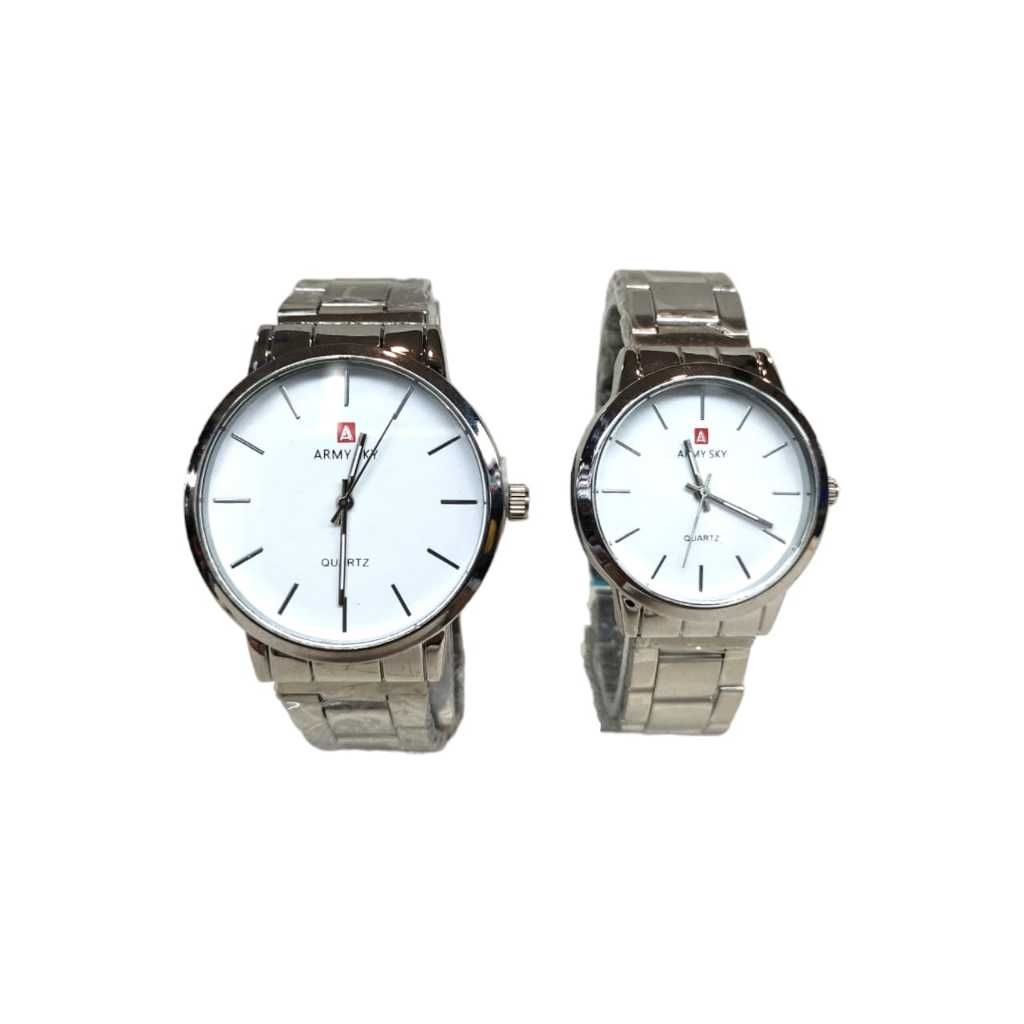 Jam Tangan Rantai Army Sky Couple 01