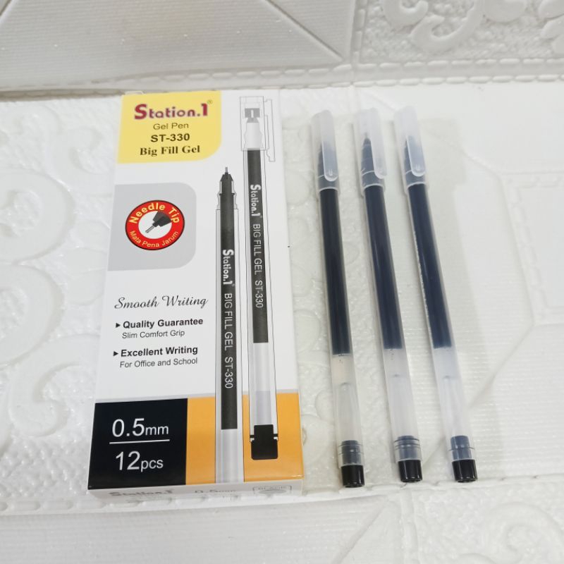 

Pulpen New Big Fill Gel 0.5mm ST-330 Station.1