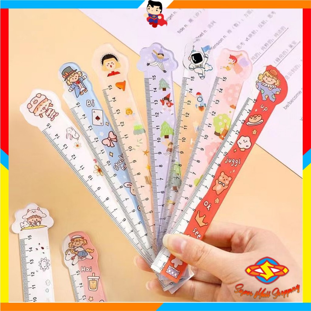 

SMS Penggaris Lucu 15 Cm Penggaris Anak Pelajar Mahasiswa Motif Astronot Penggaris funny karakter 15cm Pengaris Sekolah Kantor Motif Lucu Bahan Plastik Import