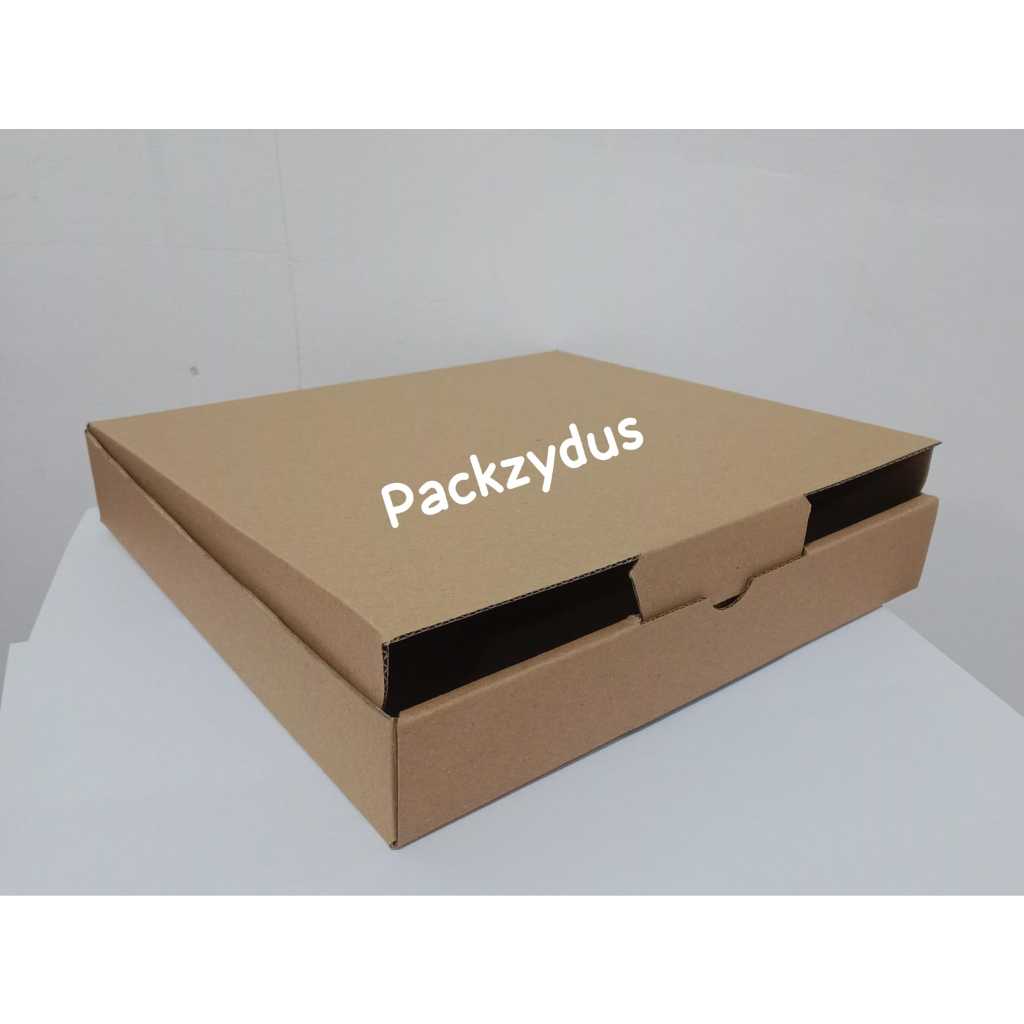 

kardus box pizza/ diecut uk 23x23x4