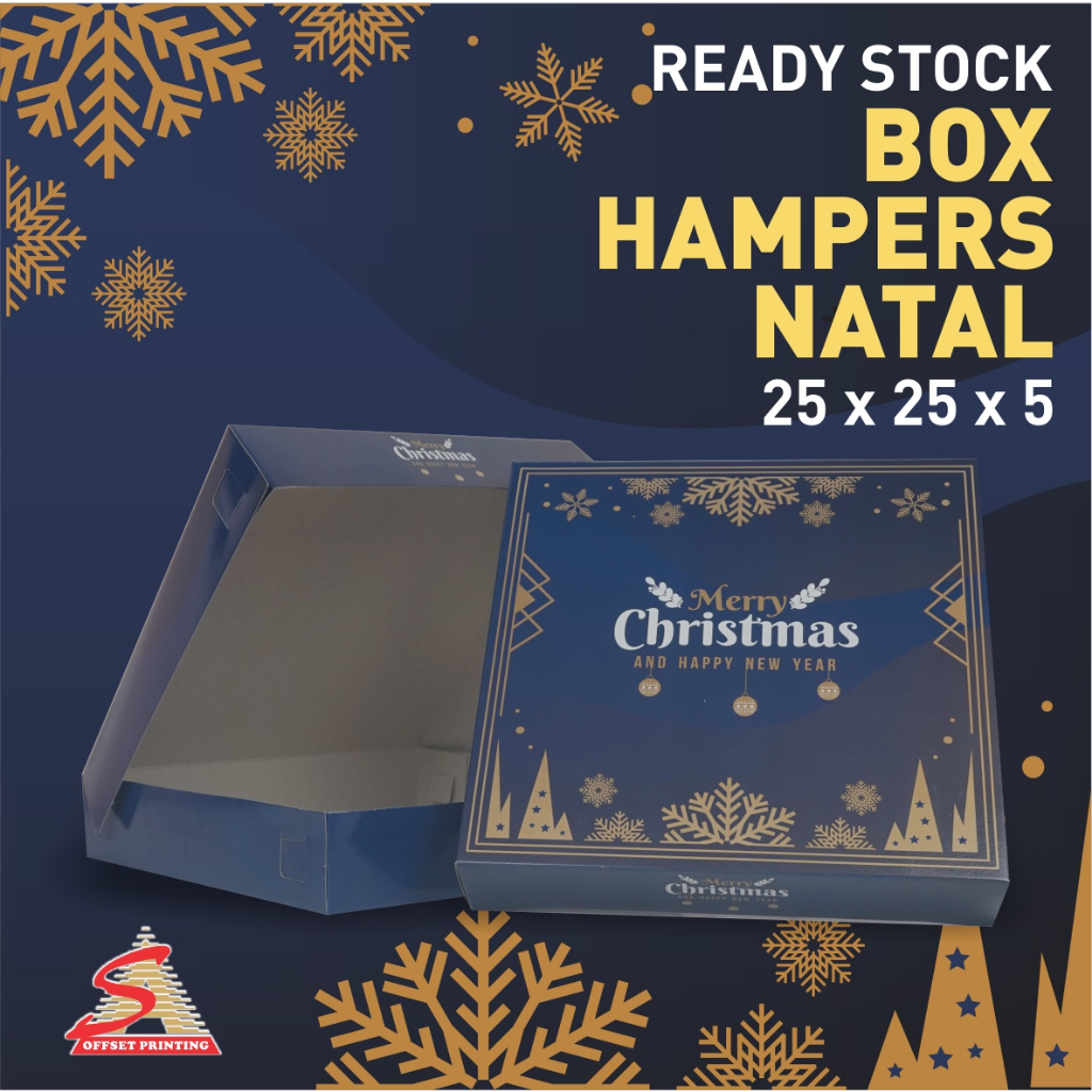 25 x 25 x 5 Box Natal / Hampers natal