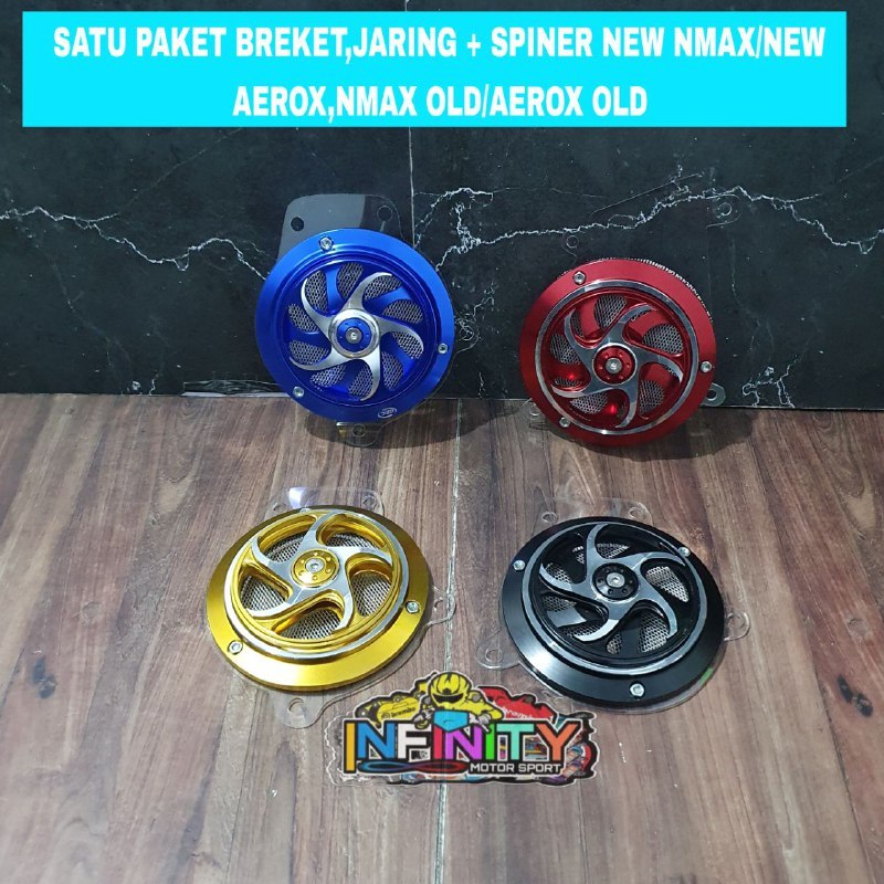 COVER FAN TUTUP SPINNER CVT AKRILIC AEROX 155 NMAX 155 NEW OLD CYBER CITY CONNECTED NVX VVA 2015 201