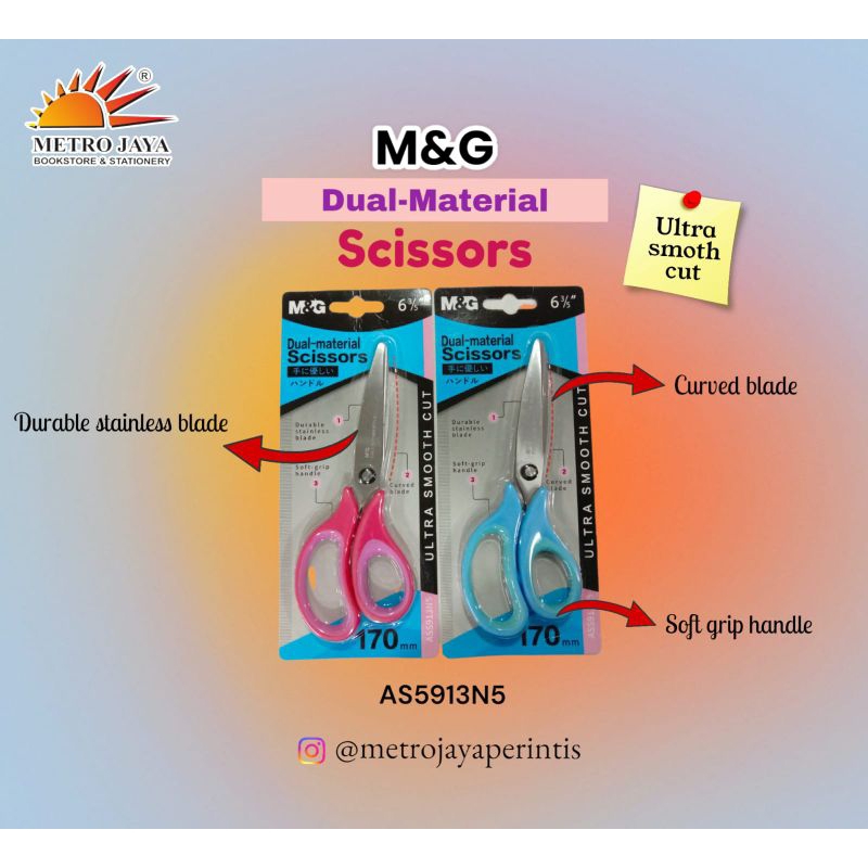 

Gunting dual material/gunting M&G (AS5913/gunting