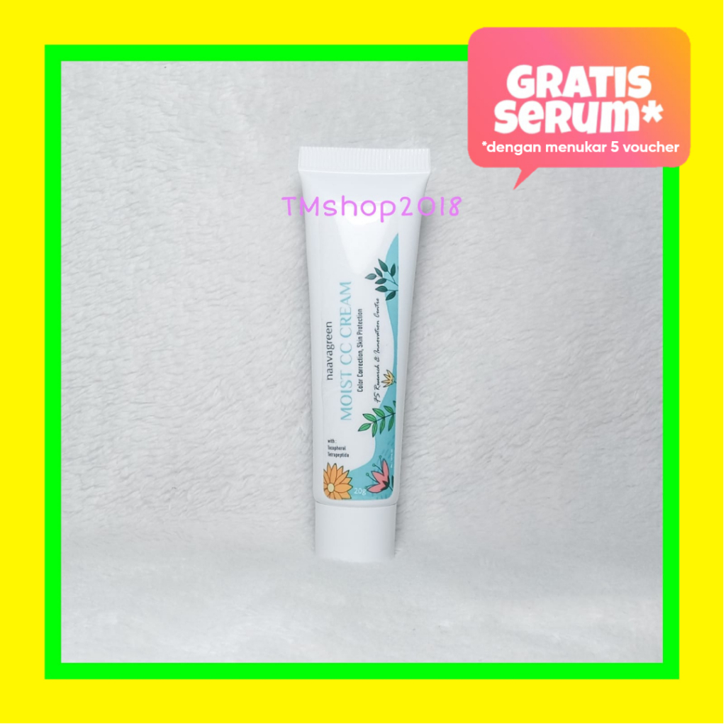 Naavagreen Moist CC Cream 20 gram by dr Fredi Setyawan Original Skincare Krim CC Pagi