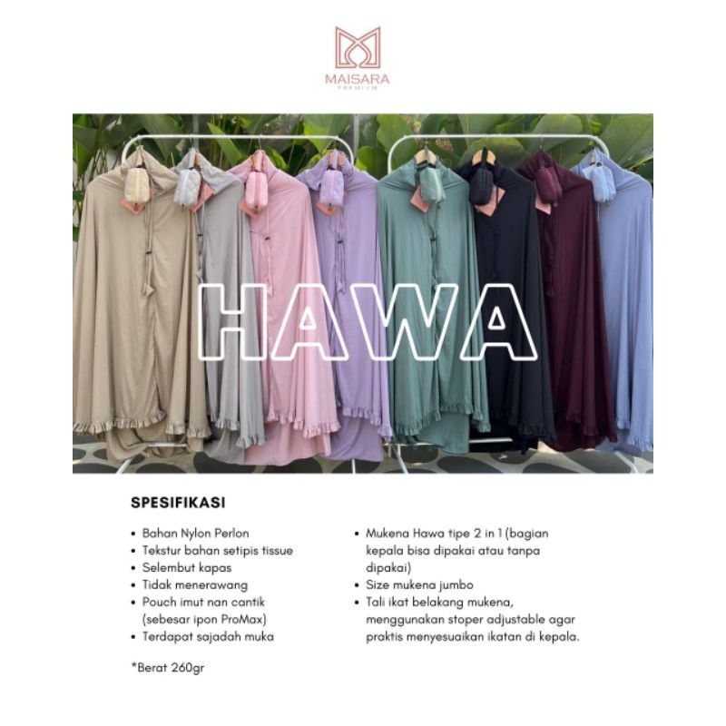 Mukena Hawa Maisara Premium