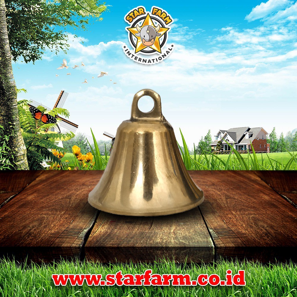 Lonceng Sapi Klasik Kecil - Star Farm