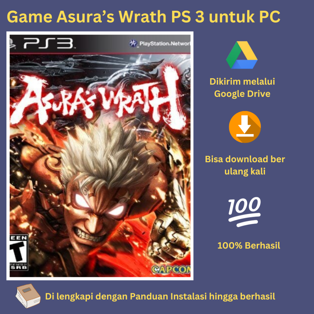 Game Asura’s Wrath PS3 untuk PC + Emulator RPCS3 Tutorial Instalasi