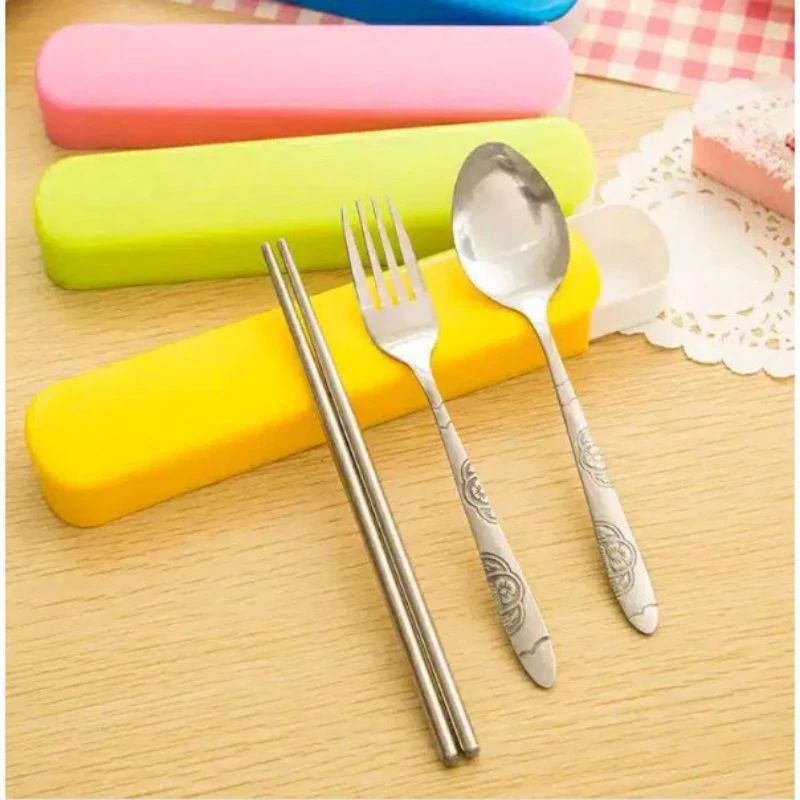 sendok set travel/sendok makan set