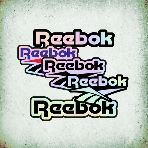 

STICKER HOLOGRAM LOGO BRAND REEBOK