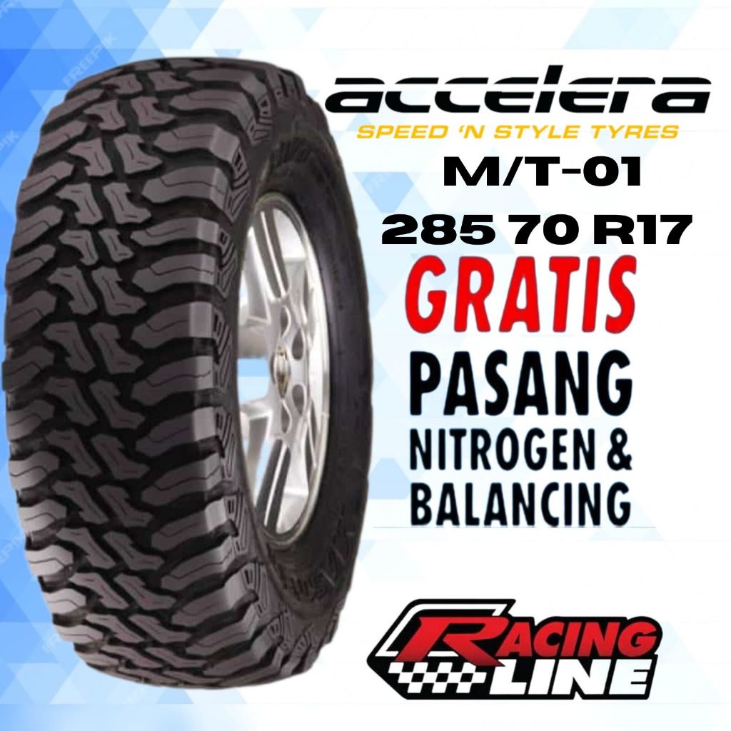Ban Mobil 285 70 R17 Accelera M/T 01 285 70 Ring 17 Kembangan Kasar