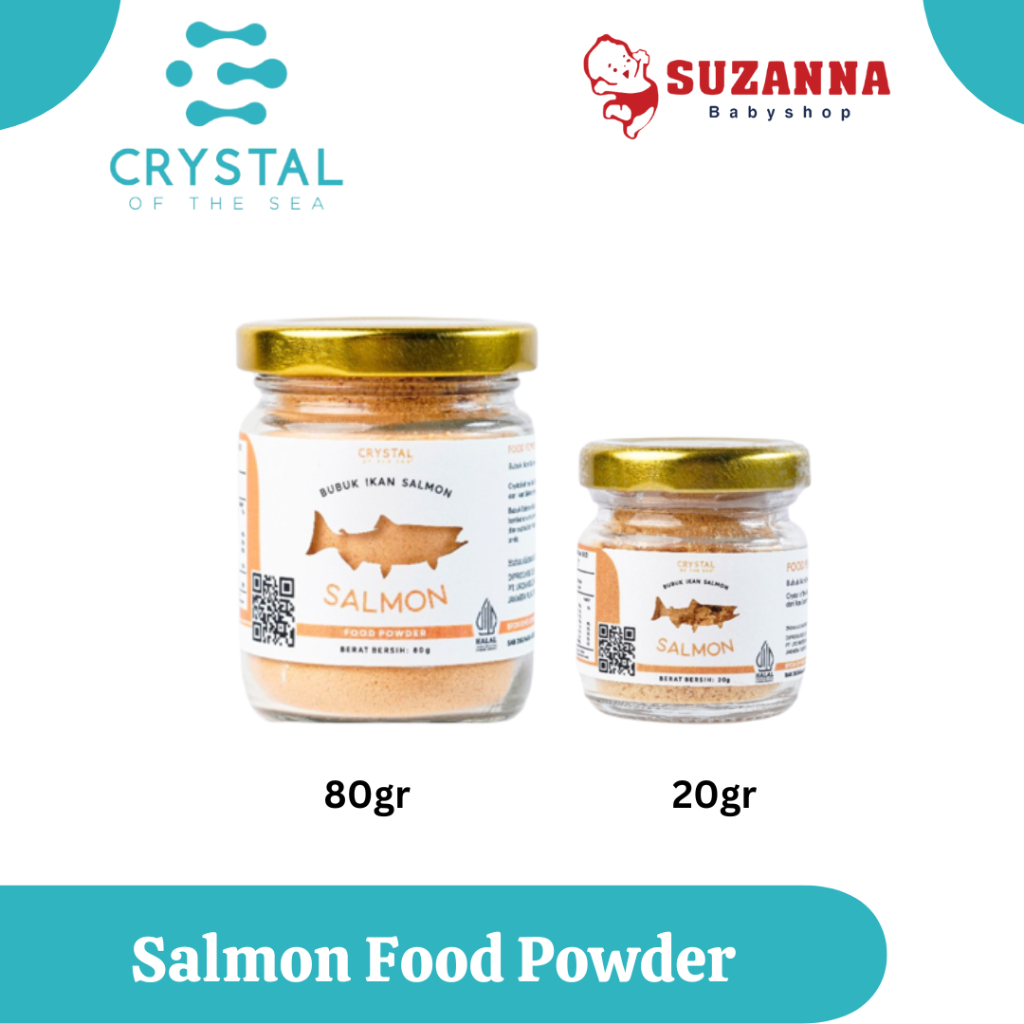 

Crystal Of The Sea Salmon Food Powder - Bubuk Ikan Salmon - Kaldu MPASI