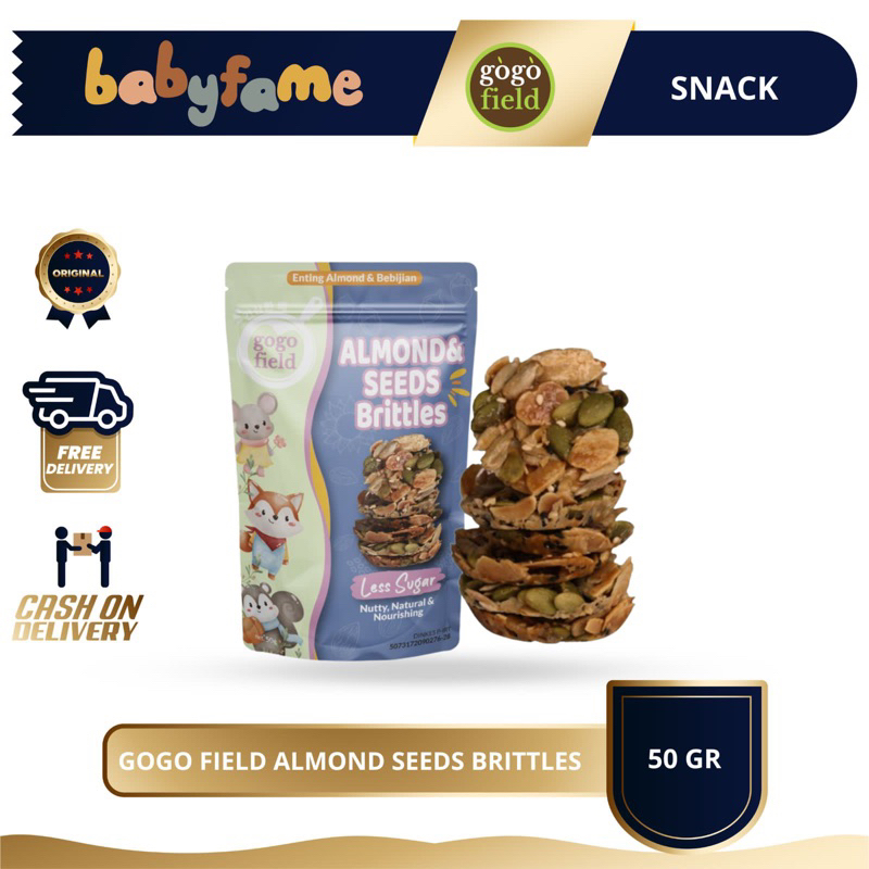

GOGO FIELD ALMOND & SEEDS BRITTLES