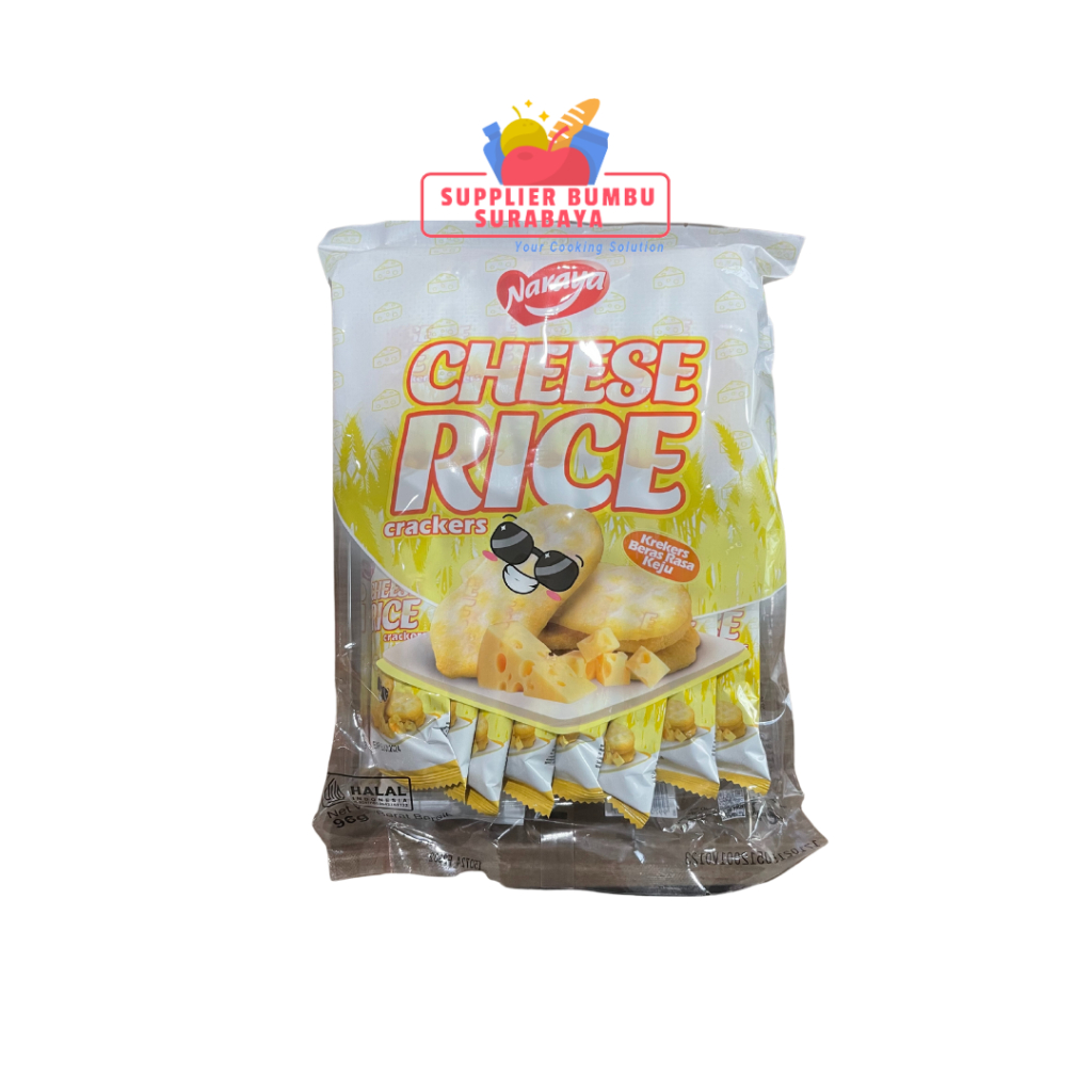 

Naraya Cheese Rice Crackers 96g isi 16 pcs