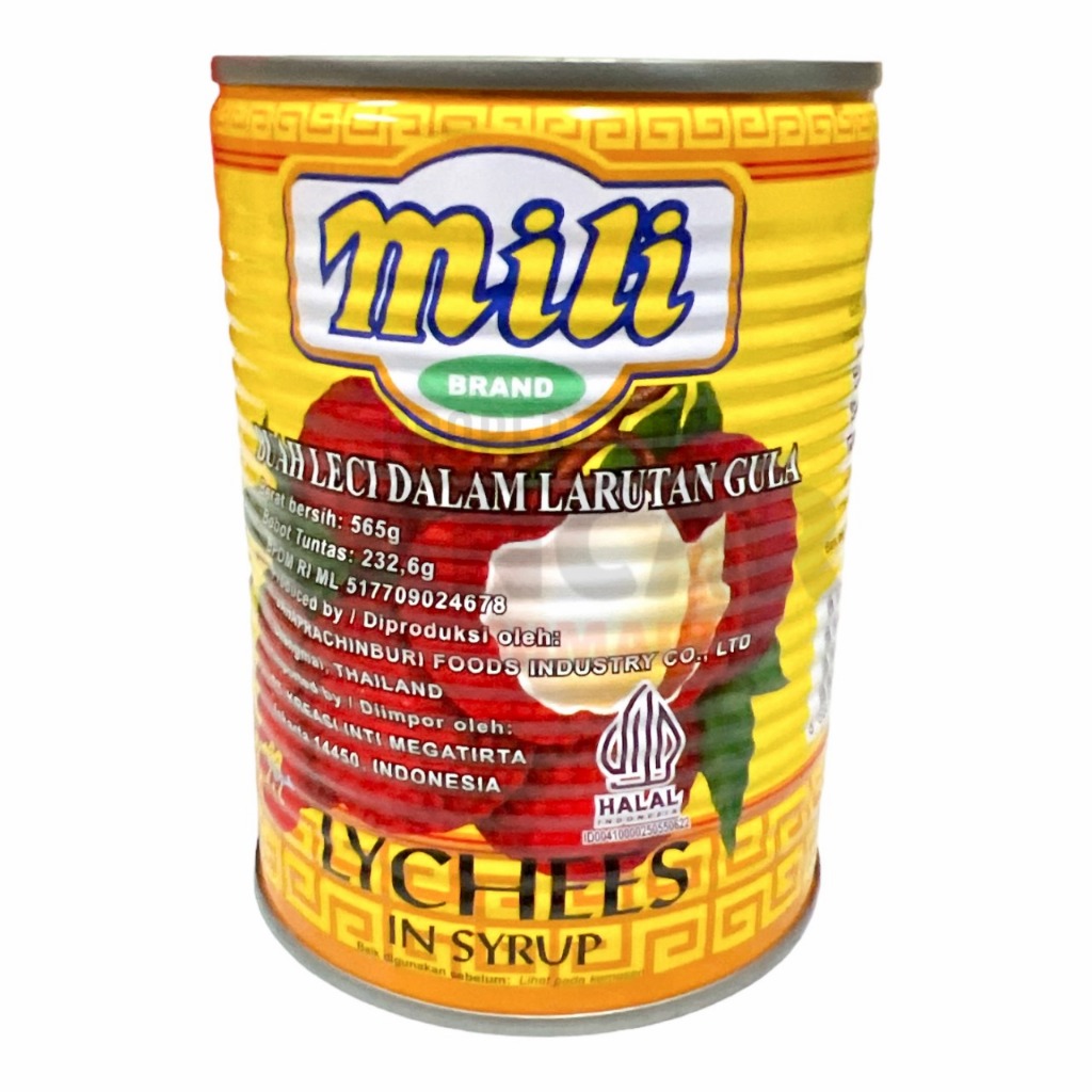 

MILI LYCHEE KALENG 565GR/MILI BUAH LECI KALENG 565GR