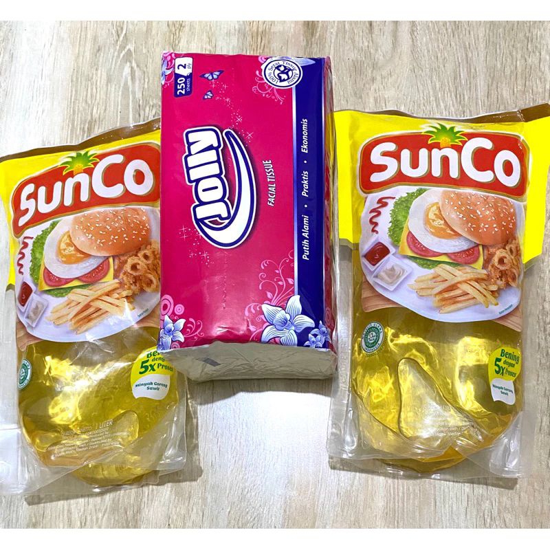 

SUNCO 2LITER + TISU JOLLY PAKET SEMBAKO JATIM MURAH