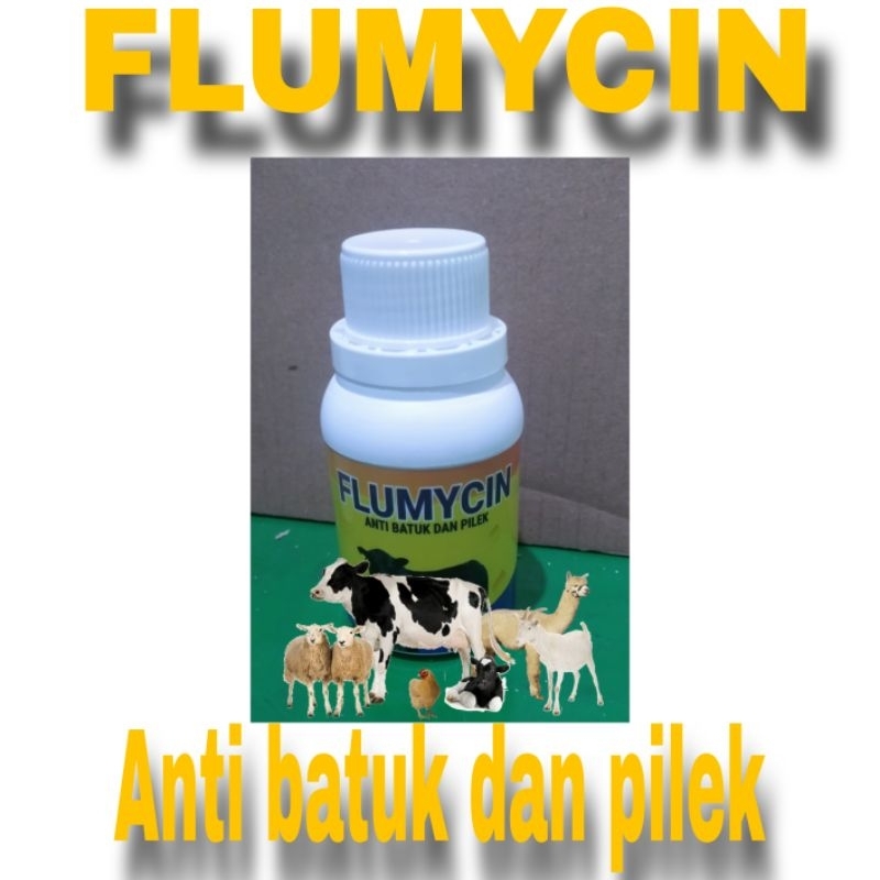 FLUMYCIN 100ml- obat batuk kambing- obat batuk sapi- obat batuk domba- obat batuk ternak
