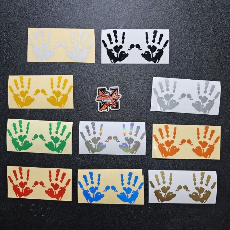 

Sticker Stiker TANGAN Sepasang Cutting