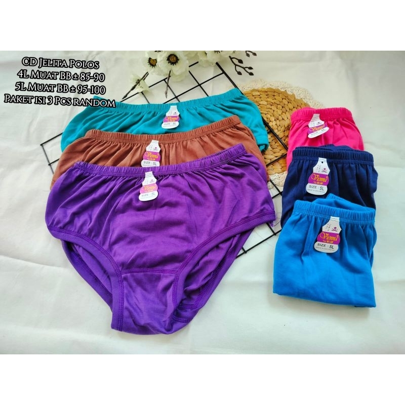 CD POLOS JELITA CELANA DALAM WANITA JUMBO