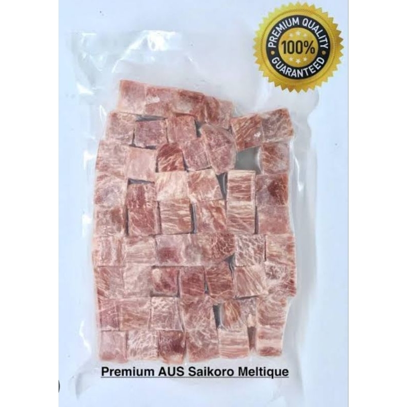 

Saikoro beef cube daging sapi kotak bbq