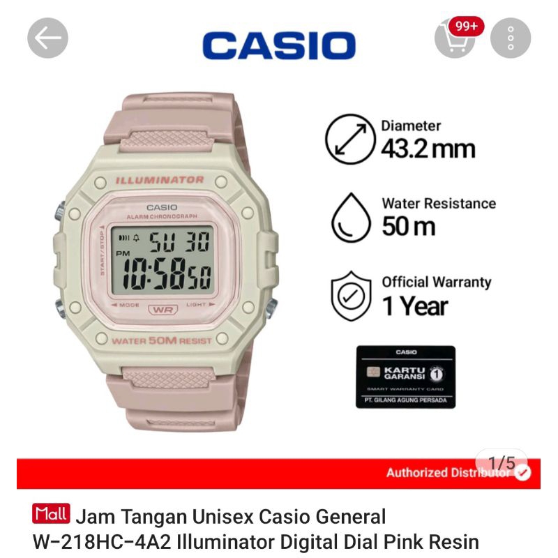 jam tangan casio unisex