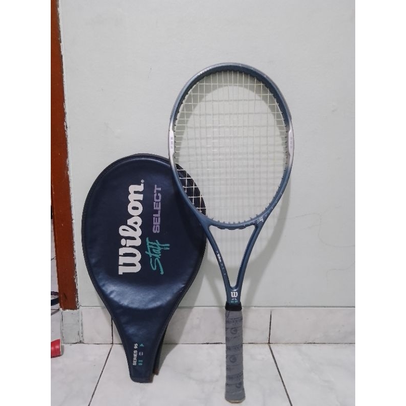 Raket Tenis WILSON Staff Select 95" Tennis Bekas not head prince