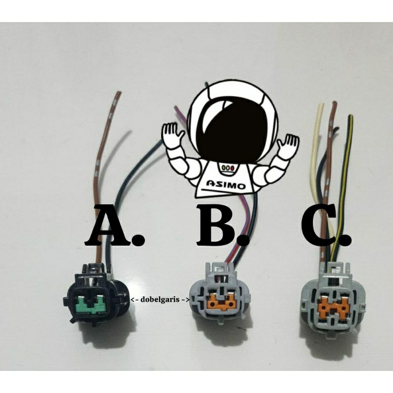 Soket dinamo pin 2 4 original mesin Dorman nissan  grand livina serena T30 T31 terra x-trail march t