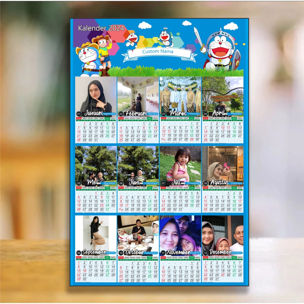 

Kalender Dinding Foto Sendiri 2024 Custom Custom kalender